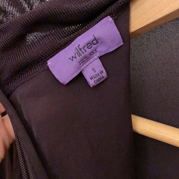 Wilfred purple silk top, S - Picture 4 of 4